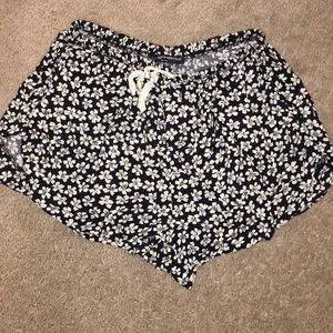 Brandy Melville flowered flowy shorts